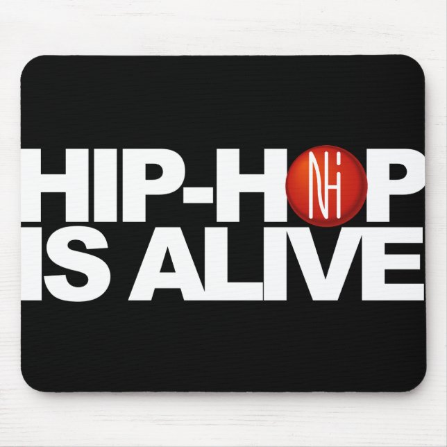[NHI] Mousepad: HIP HOP ÄR VID LIV Musmatta (Framsidan)