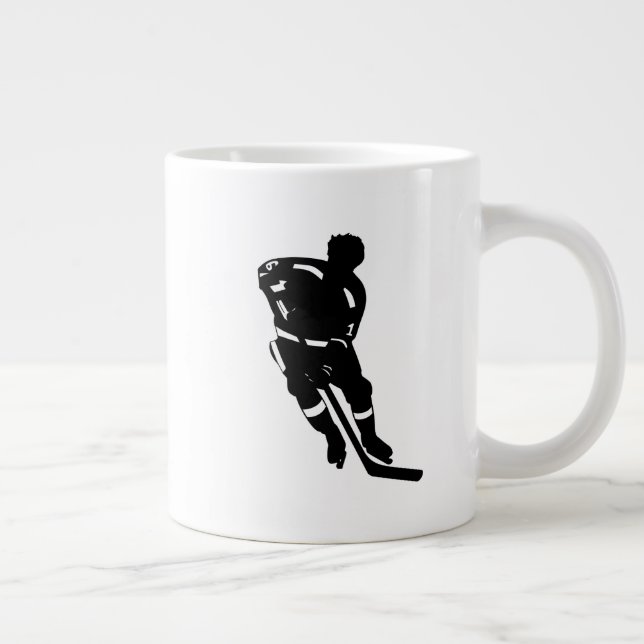 NHL-spelare Jumbo Mugg (Höger)