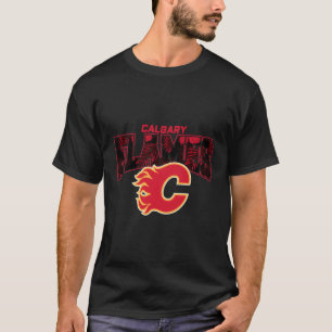 NHL Surfa Skate Calgary Flames Handflatan Beach T Shirt
