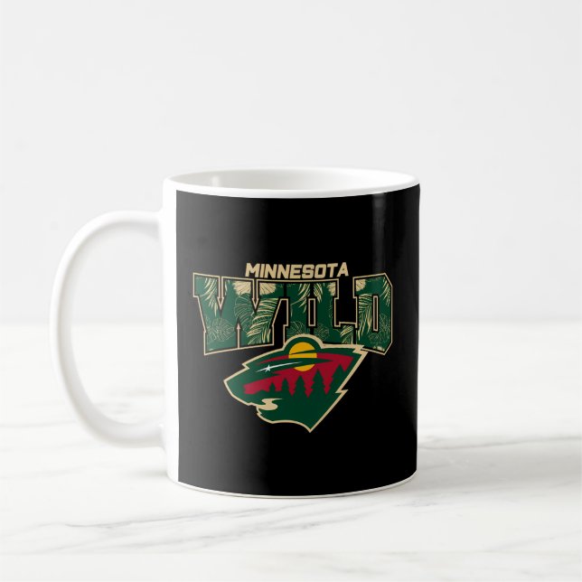 Nhl Surfa Skate Minnesota Vild Handflatan Beach Kaffemugg (Vänster)