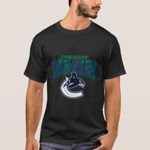 Nhl Surfa Skate Vancouver Canucks Handflatan Beach T Shirt