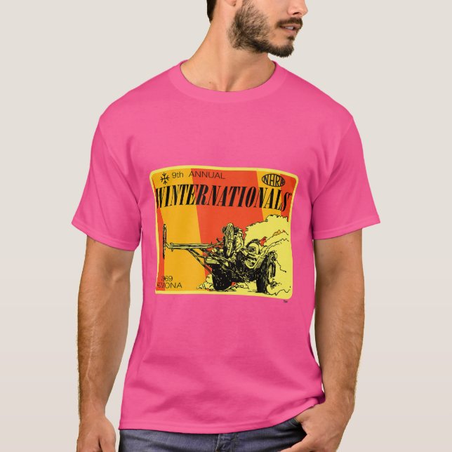 Nhra 1969 Winternationals T Shirt (Framsida)