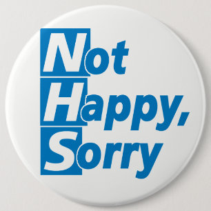 NHS - inte Lycklig, förlåt! Knapp