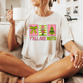 Ni är nötter nötknäppare jul t shirt