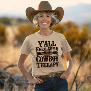 Ni behöver lite cowboyterapi t shirt