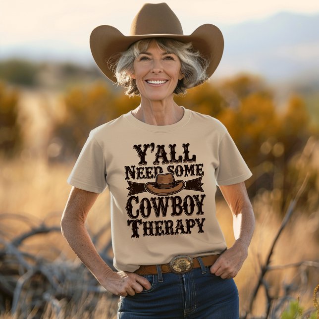 Ni behöver lite Cowboyterapi T Shirt (Skapare uppladdad)