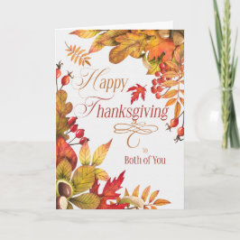 Ni Blessings Höst löv Thanksgiving Helgkort