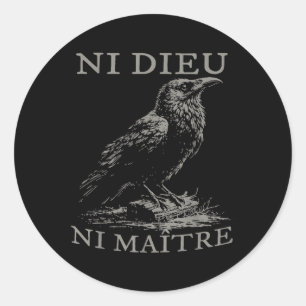 Ni Dieu Ni Maître - No Gud No Master No Runt Klistermärke
