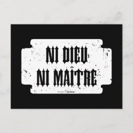 Ni dieu ni maître vykort