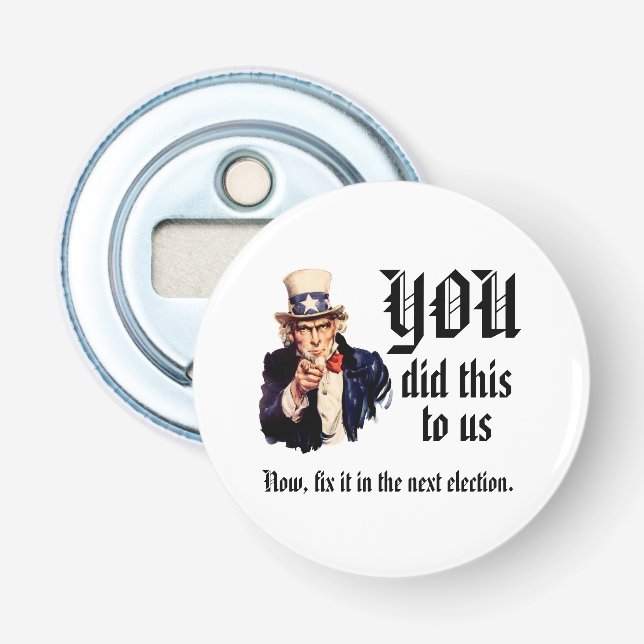 Ni gjorde detta mot oss flasköppnare (Framsidan)