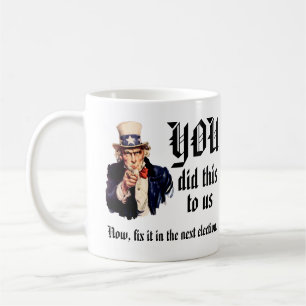 Ni gjorde detta mot oss kaffemugg
