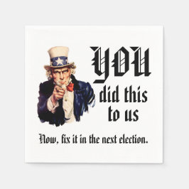 Ni gjorde detta mot oss pappersservett