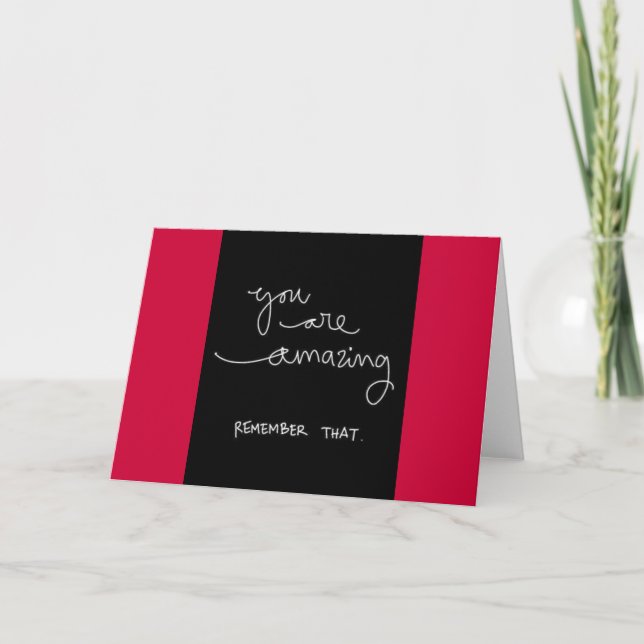 NI KOMMER FANTASTISK IHÅG ATT MOTIVATIONELL ENCOUR KORT (Framsida)