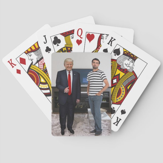 Ni träffade president Donald Trump | Lägg till fot Casinokort (Baksidan)