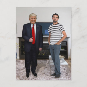 Ni träffade president Donald Trump Lägg till fot Helg Vykort