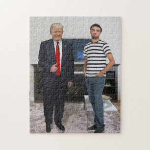 Ni träffade president Donald Trump Lägg till fot Pussel