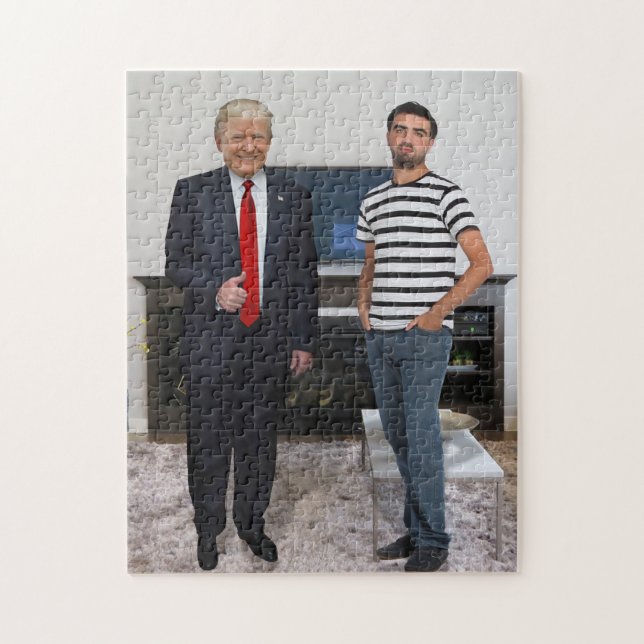 Ni träffade president Donald Trump | Lägg till fot Pussel (Vertikal)
