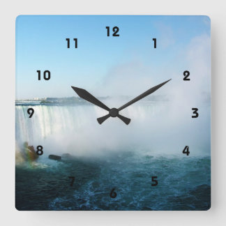 Niagara fallen. fyrkantig klocka
