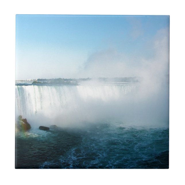 Niagara fallen. kakelplatta (Framsidan)