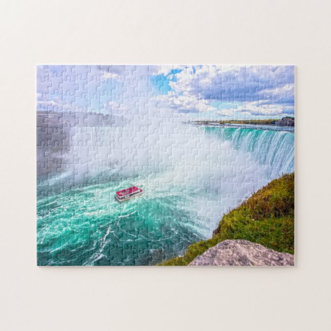 Niagara fallen Ontario Kanada. Pussel (Horisontell)