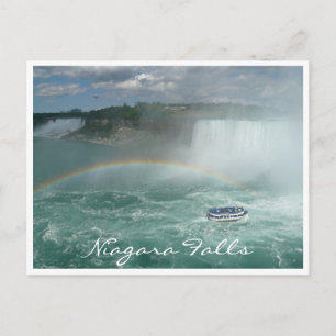 niagara faller båt vykort