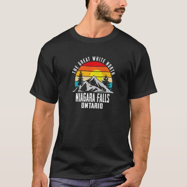 Niagara Falls 10 T Shirt (Framsida)