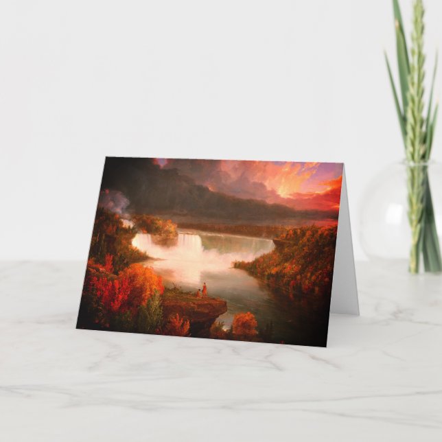 Niagara Falls 1830: Blank Kort (Framsida)