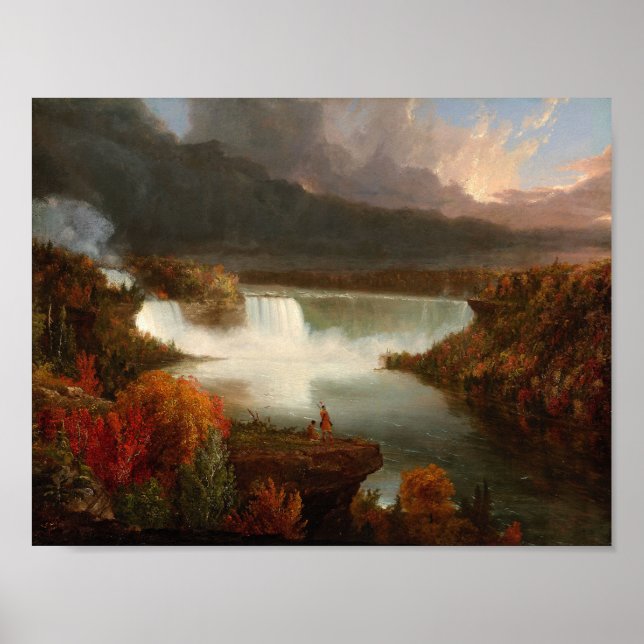 Niagara Falls (1830) - Thomas Cole Print Poster (Framsidan)