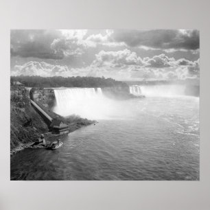 Niagara Falls 1905. Vintagefoto Poster