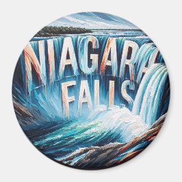 Niagara Falls Acrylic Artwork Magnet