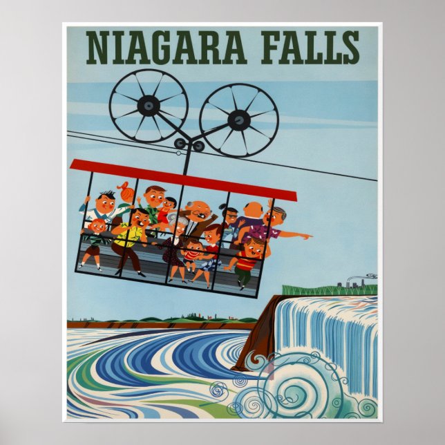 Niagara Falls-affisch Poster (Framsidan)