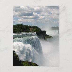 Niagara Falls: Amerikanska & Kanadensiska Hästskof Vykort