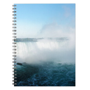 Niagara Falls. Anteckningsbok Med Spiral