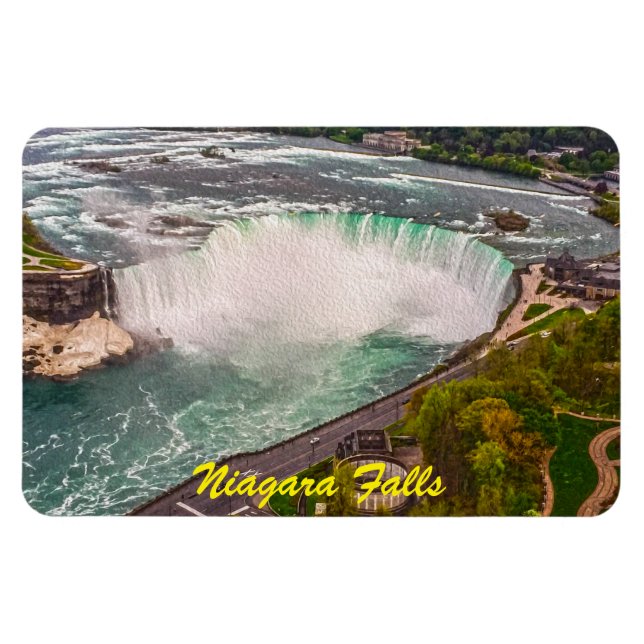 Niagara Falls Antique Sepia Flexible Magnet (Horisontell)