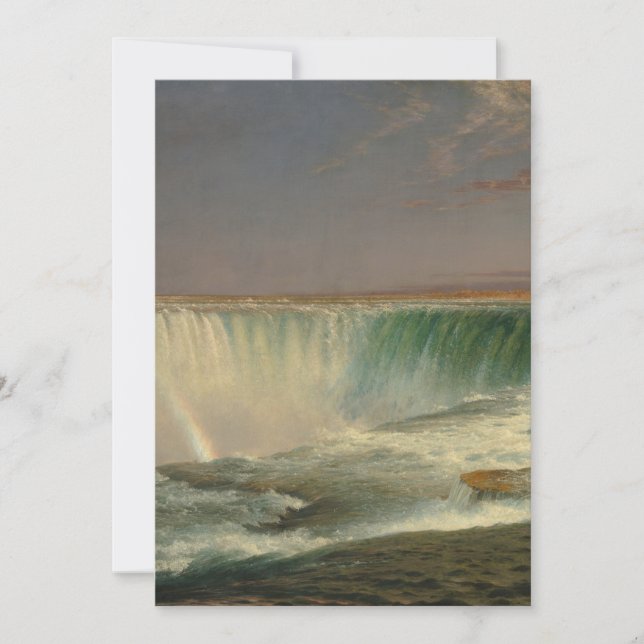 Niagara Falls av Frederic Edwin Church Inbjudningar (Framsida)
