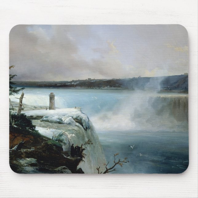 Niagara Falls c.1837-40 (olja på kanfas) Musmatta (Framsidan)
