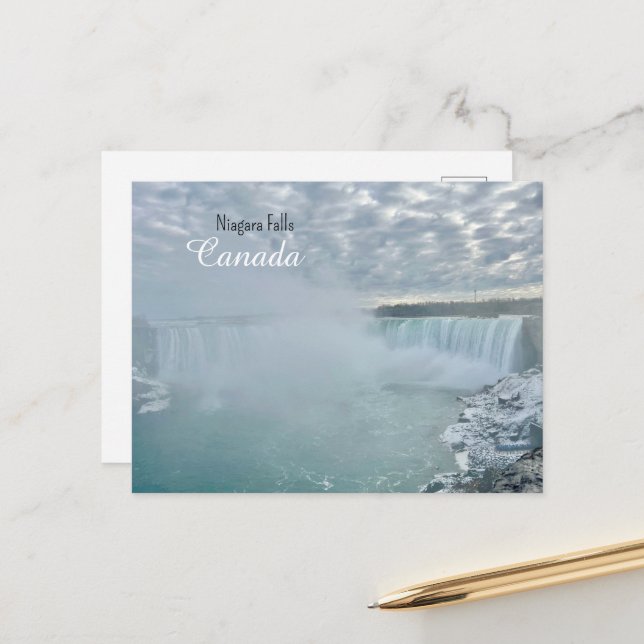 Niagara Falls Canada Photograph Vykort (Fram/Back In Situ)