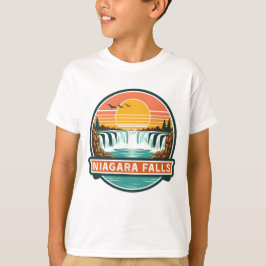 niagara falls canada retro design  t shirt
