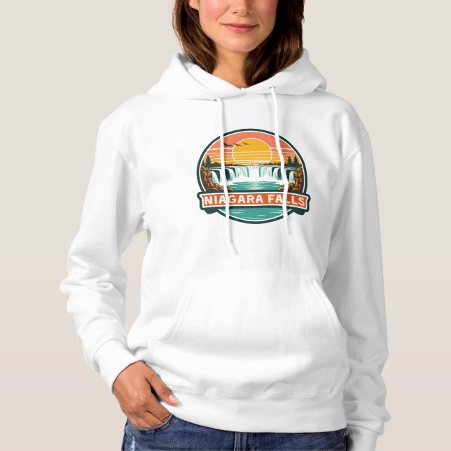 niagara falls canada retro design  t shirt (Framsida)