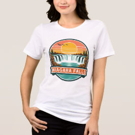 niagara falls canada retro design  t shirt