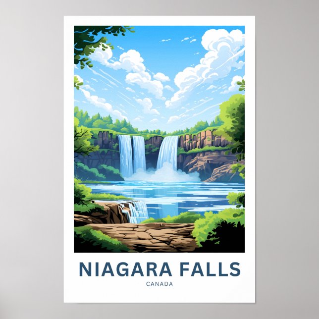 Niagara Falls Canada Travel Poster (Framsidan)