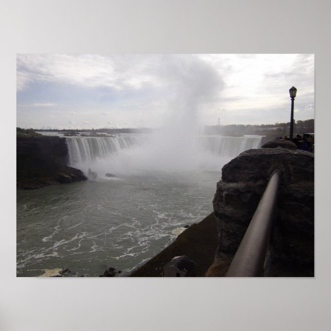 Niagara Falls Canadian Side Waterfall Photo Poster (Framsidan)