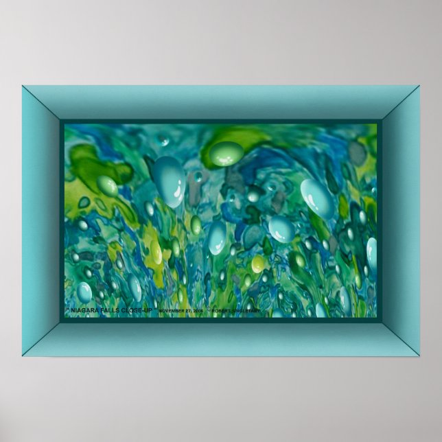 " NIAGARA FALLS CLOSE UP " från Robert Singletary Poster (Framsidan)