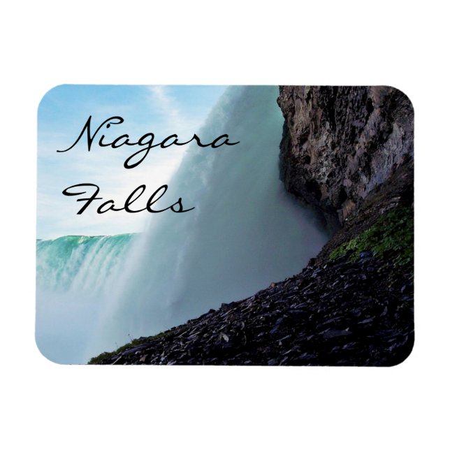 Niagara Falls Closeup, Niagara, New York Magnet (Horisontell)