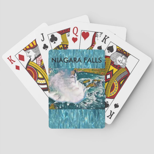 Niagara Falls däck av att leka kort Casinokort (Baksidan)