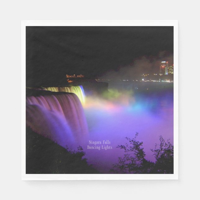 Niagara Falls, Dancing Lights, Pappersservett (Framsidan)