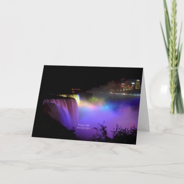 Niagara Falls, Dancing Ljus, kort (Framsida)