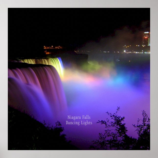 Niagara Falls, Dansande Ljus, Poster (Framsidan)