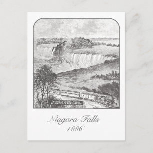 Niagara Falls - Falls View Railway 1886 Postcard Vykort