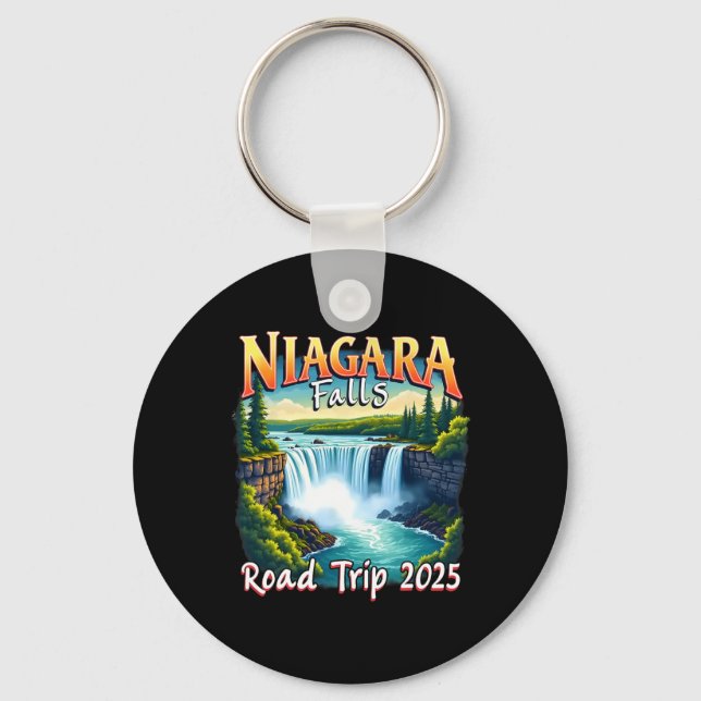 Niagara Falls Family Vacation Road Resa 2025 Resa Nyckelring (Framsida)